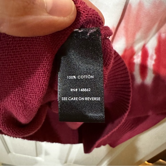 Torrid Slub Pullover Raglan Sweater in Tie Dye - Picture 10 of 11